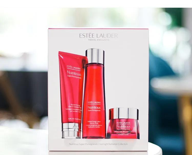 雅诗兰黛红石榴套盒恢复肌肤光彩,雅诗兰黛红石榴抗衰老套装