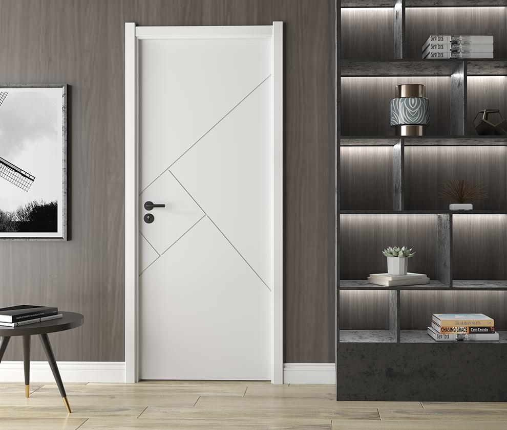 孟氏木门肤感灰,孟氏原木木门