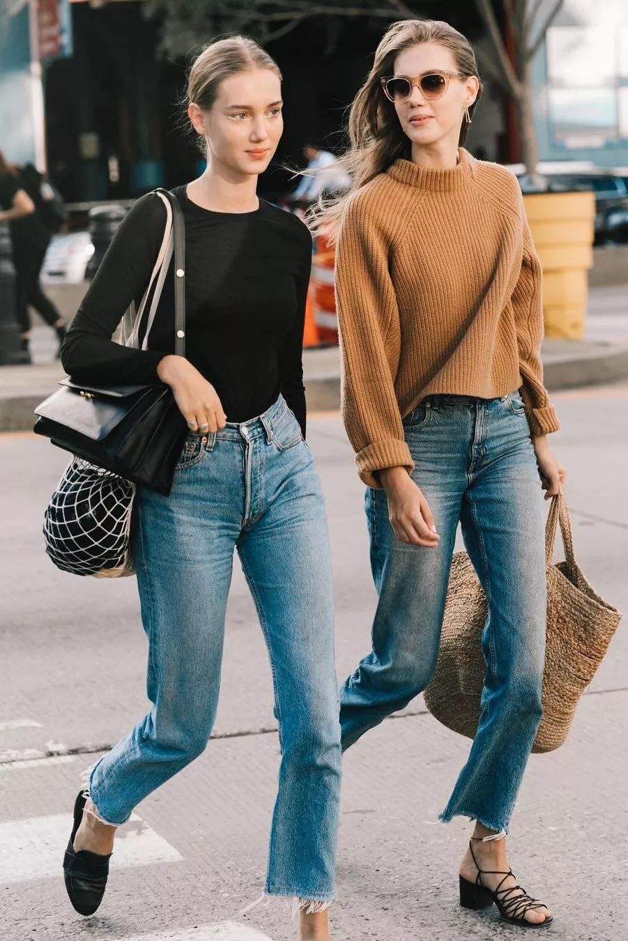 毛衣裤子显瘦款,直筒裤和阔腿裤哪个显高显瘦