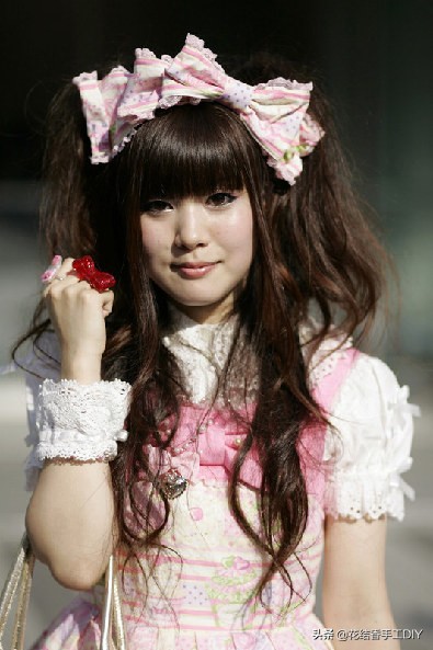 洛丽塔Lolita蝴蝶结,附详细教程,只看“lo娘”服饰,别看相貌哈