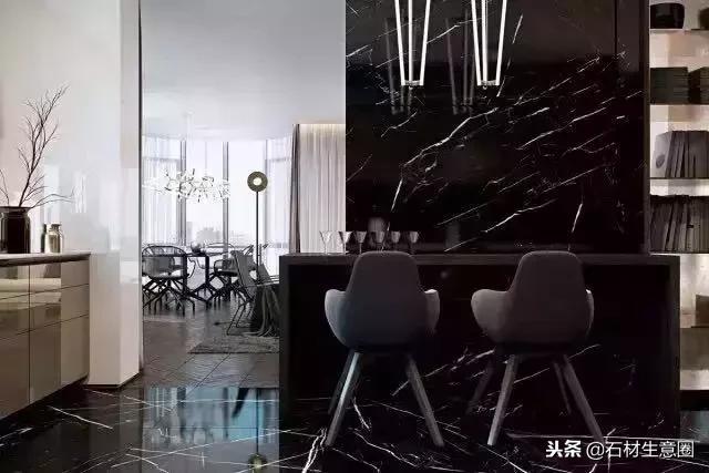 大理石：高级黑，一半是设计，一半是艺术