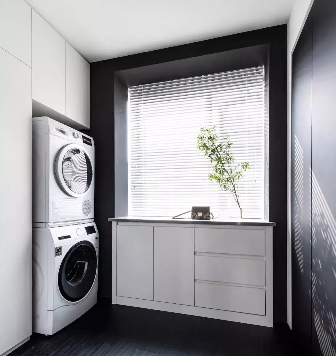 装修厨房可放洗衣机吗,洗衣机放客厅装修效果图