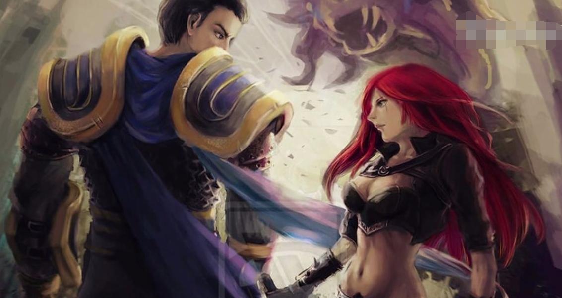 LOL拳头官宣盖伦卡特的爱情！网友：他俩原来是早恋？