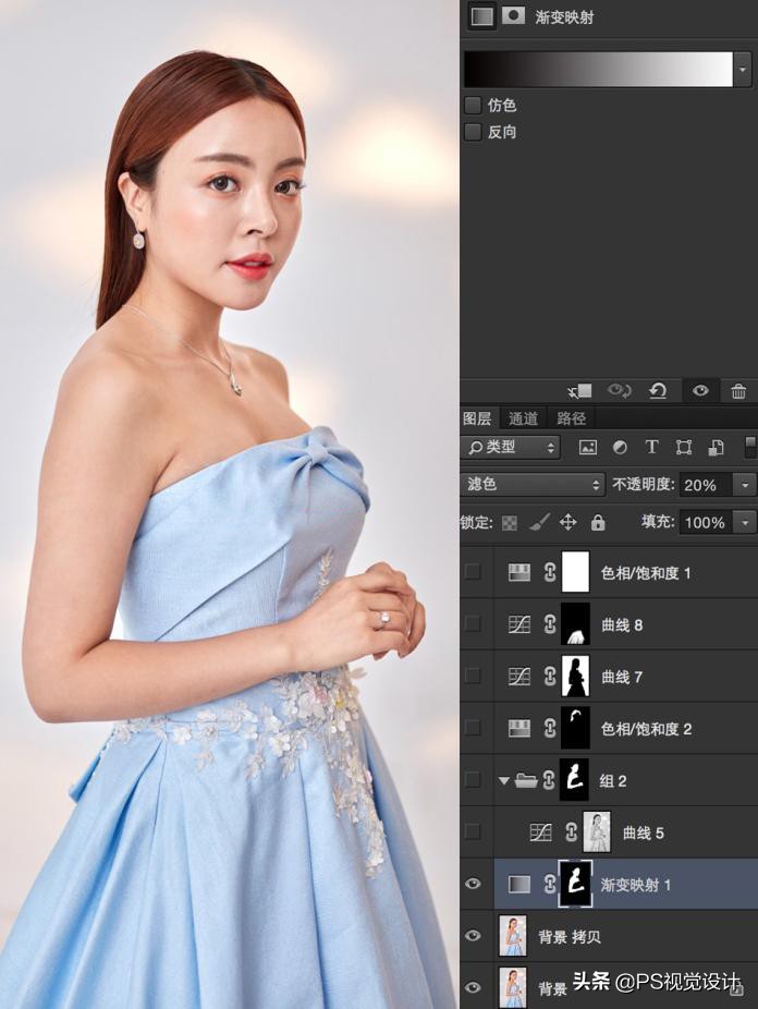 ps人物脸部一半亮一半暗怎么调,人物脸部太亮怎么调