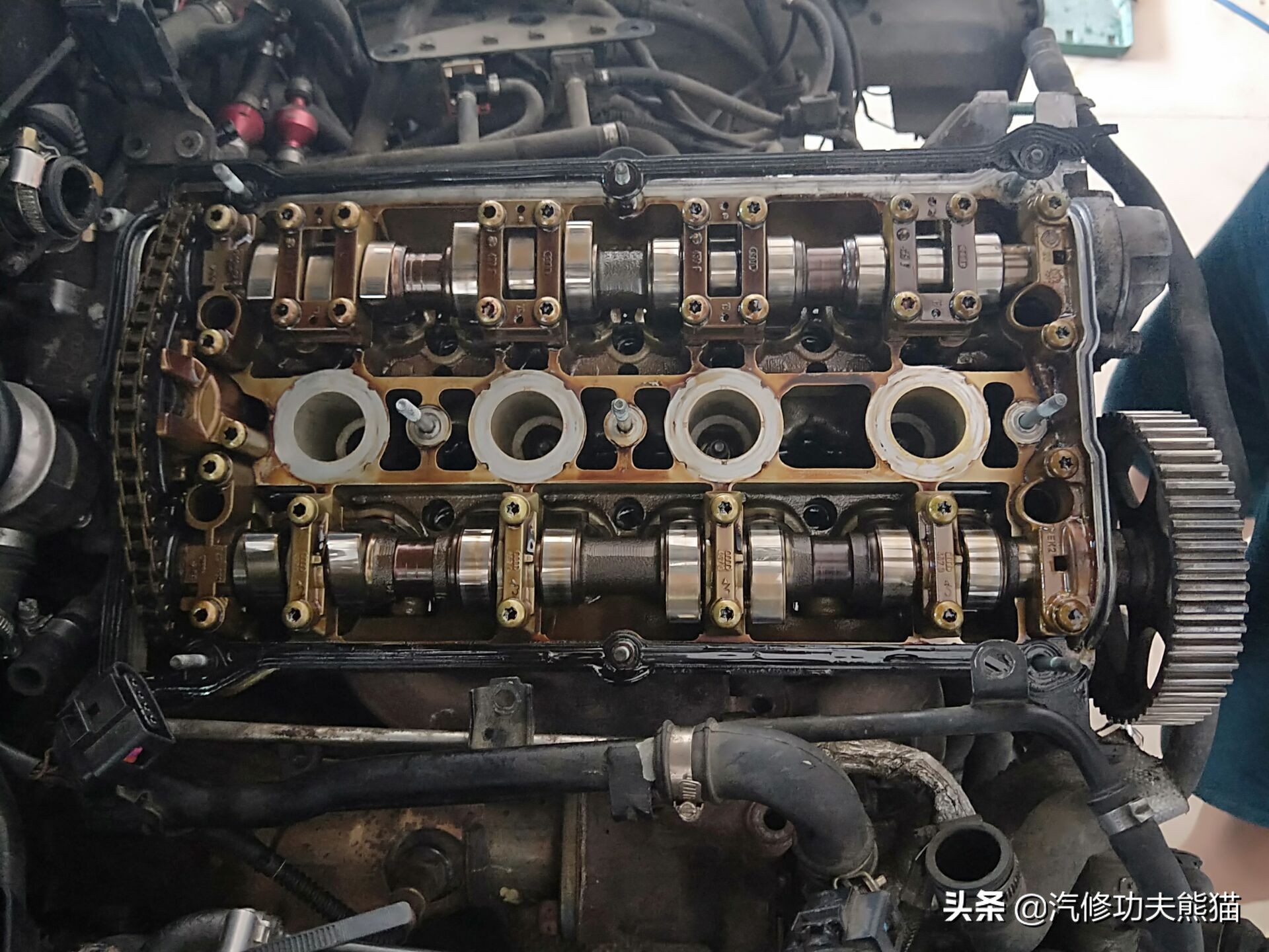 奥迪a61.8发动机大修费用,老款奥迪a6六缸发动机大修全过程