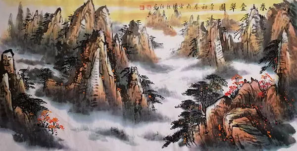 刘永红画作品欣赏,刘永红画家个人简历