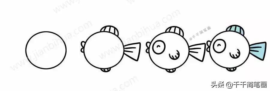 超级可爱的简笔画动物头像,呆萌小动物头像图片简笔画