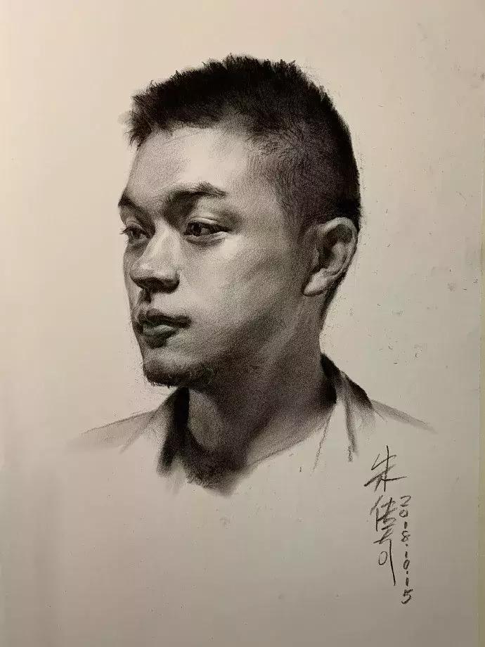 央美状元朱传奇素描,央美朱传奇