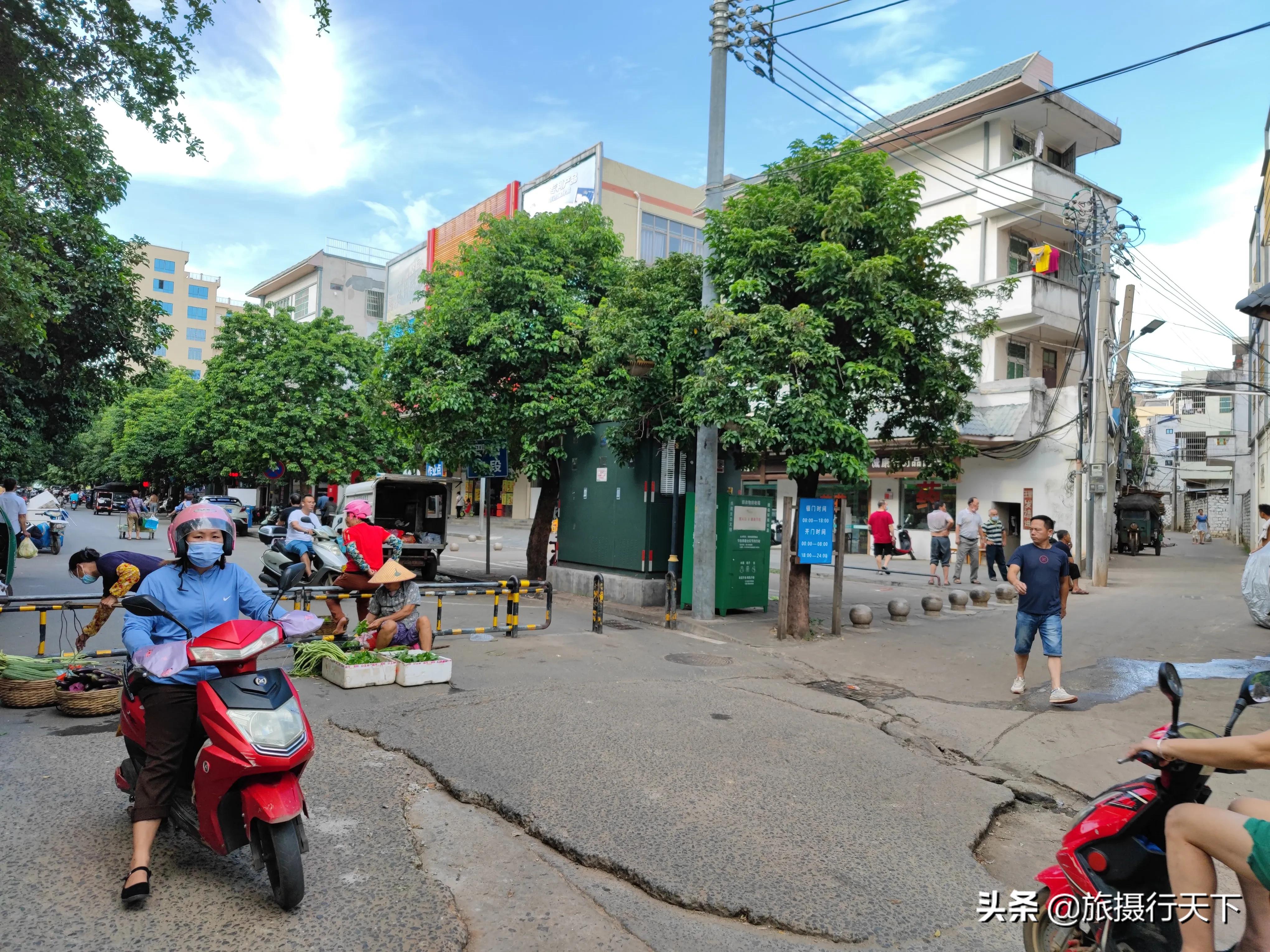 海口长流街景,海口长流镇商业街地址