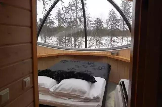 芬兰玻璃屋极光横屏,芬兰极光玻璃屋造价