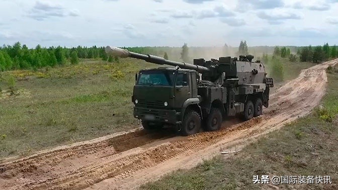 俄罗斯最新型榴弹炮,联盟sv型火炮参加俄乌战争了吗