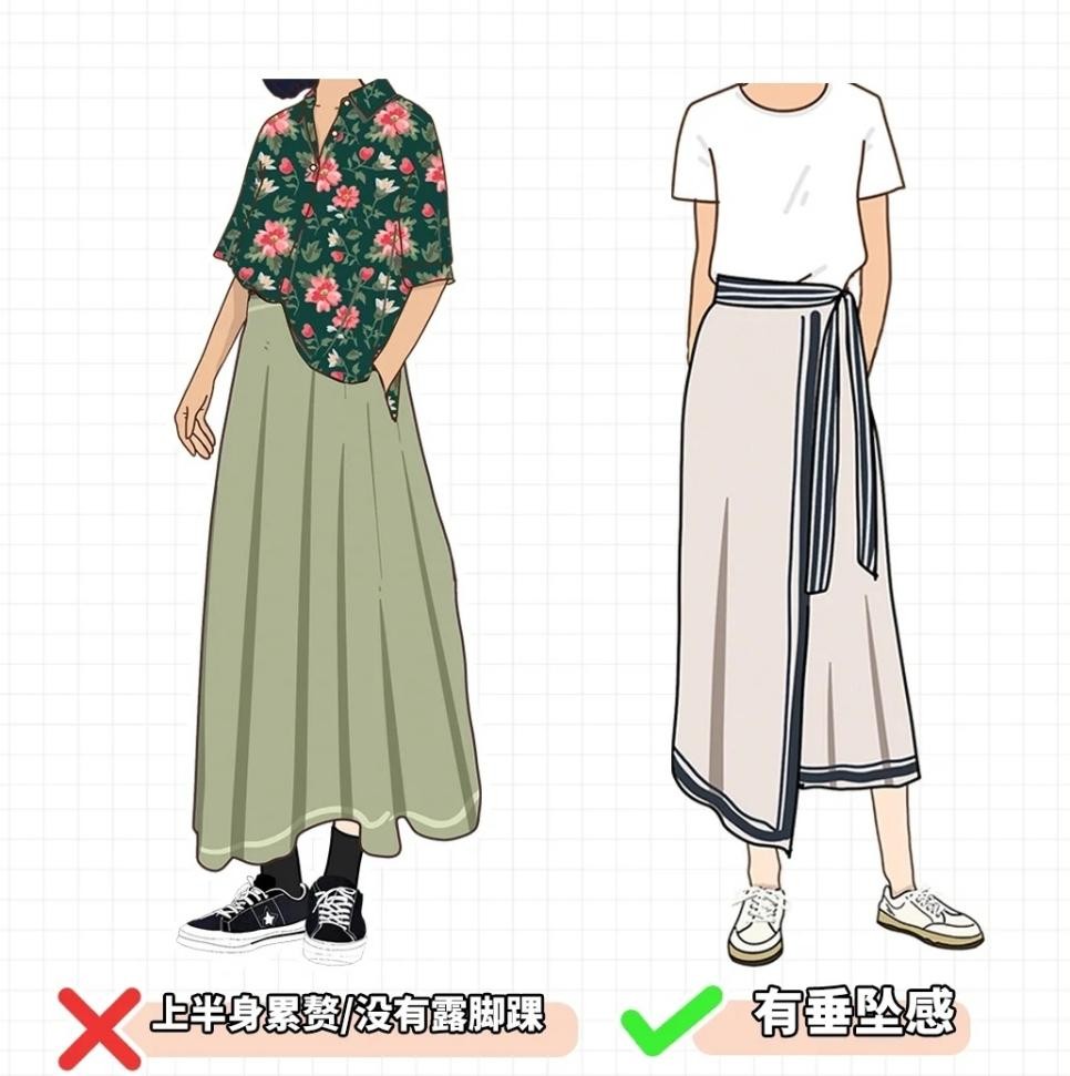 腿不直穿什么好看,腿不直的女生穿衣技巧