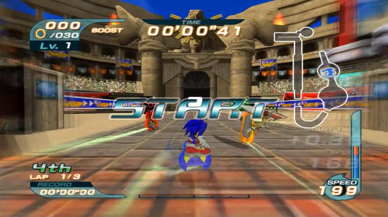 世嘉刺猬索尼克速通,索尼克滑板竞速