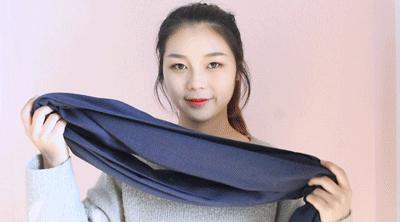 2021最火围巾系法,长方形围巾系法大全简单又好看