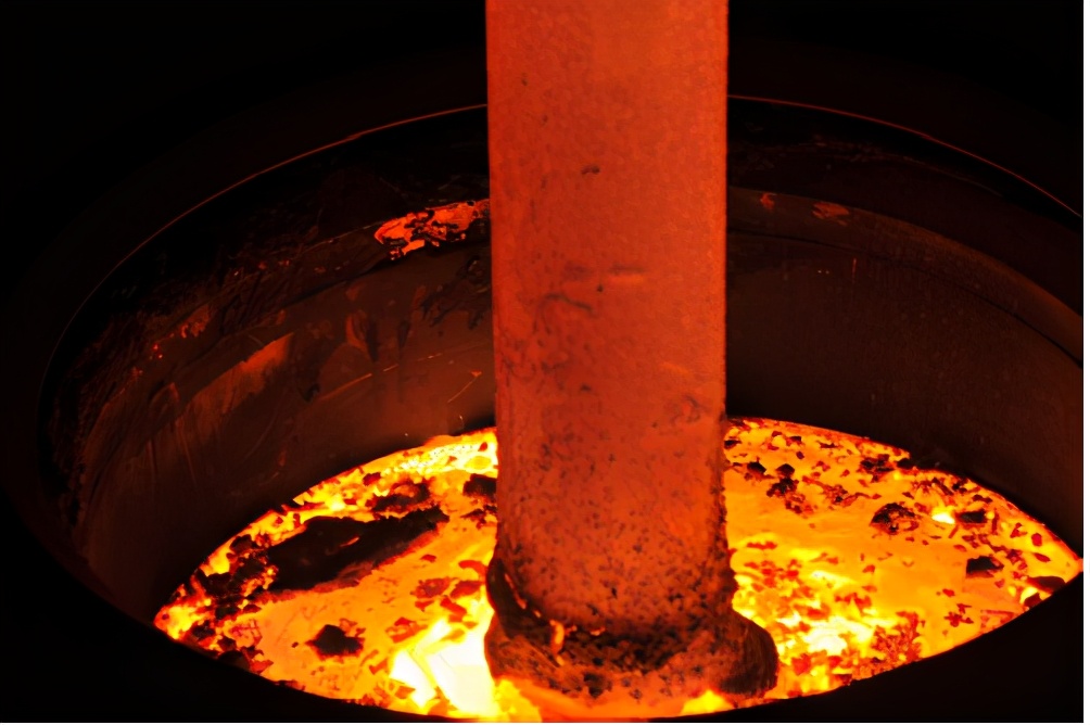 结晶器电磁搅拌钢水旋转观察