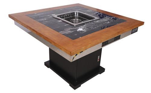 烤涮一体自助餐桌子,自助餐火锅桌子多少钱