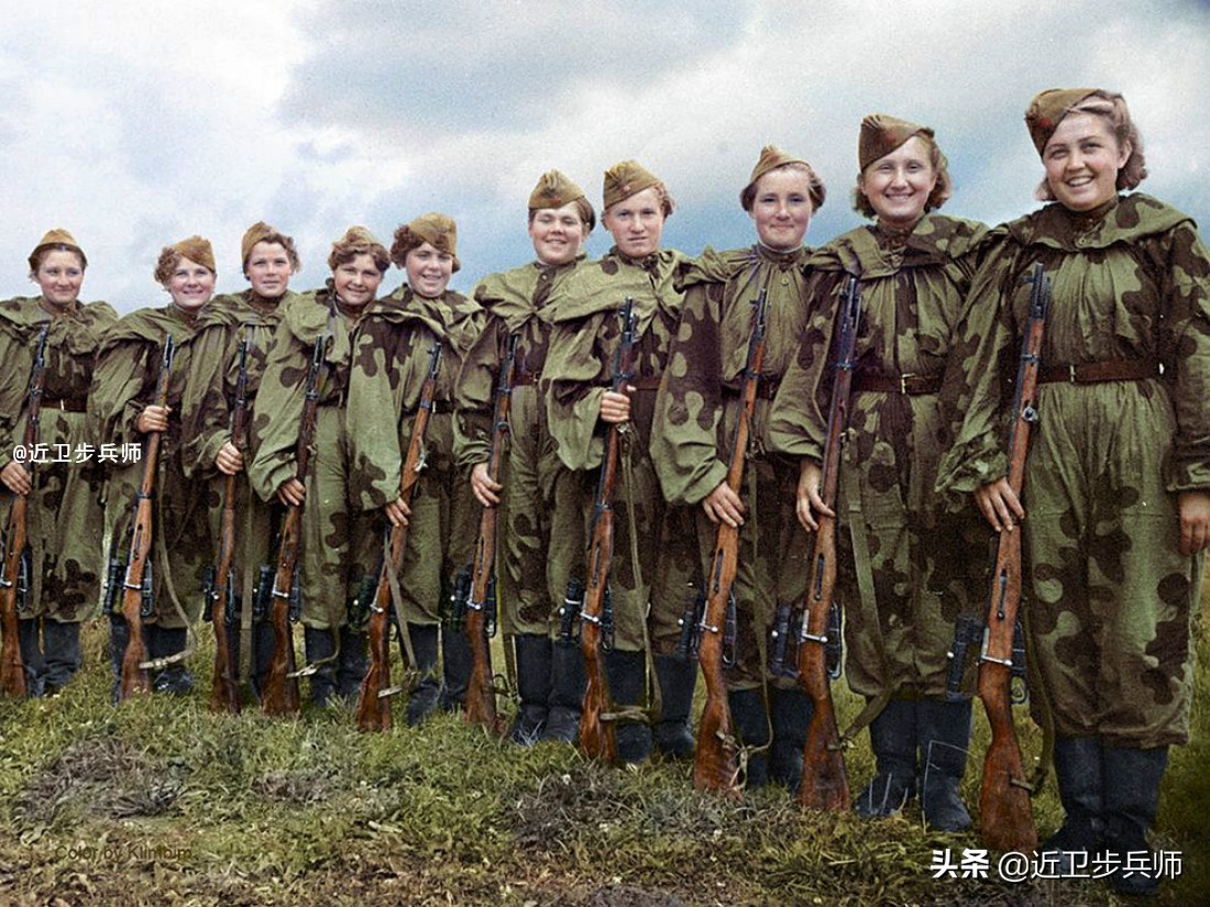 苏联女狙击手战斗德军,二战苏军女狙击手装备