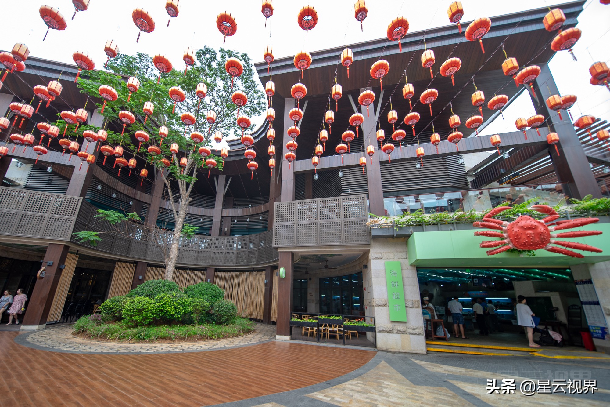 环球美食城海棠湾,三亚海棠湾的美食城