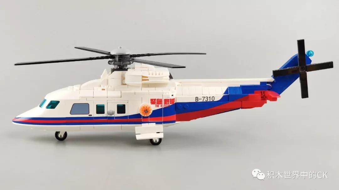 森宝60321救援直升机测评,森宝紧急救援系列