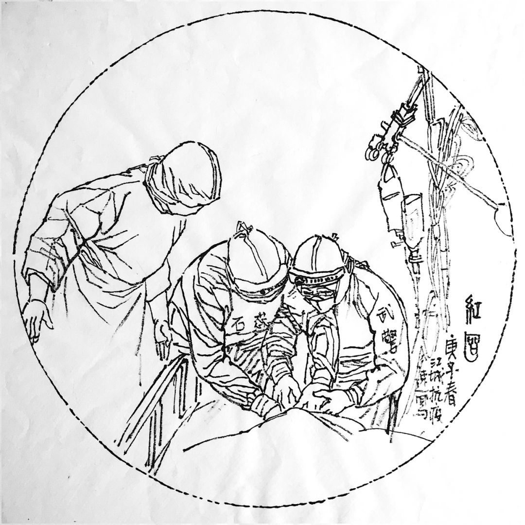 战地记者速写,战地系列绘画