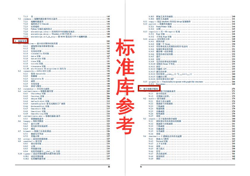 Python3.9.0官方中文PDF文档，建议收藏，拿走不谢