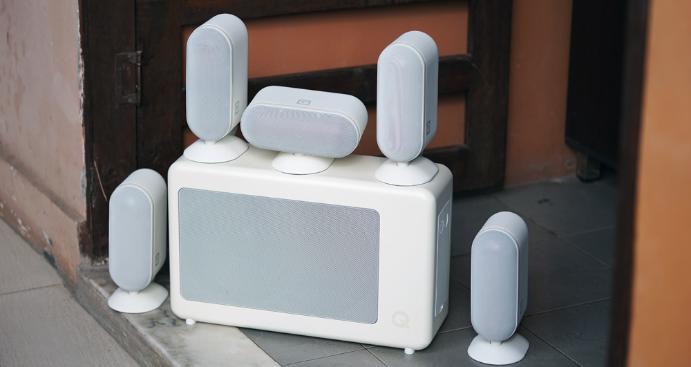 音质好价格合理老婆喜欢！英国Q牌7000i5.1家庭影院套装音响试用