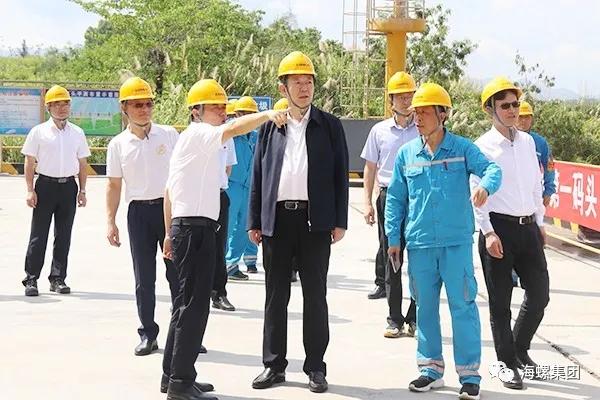 王诚调研指导海螺水泥广东区域