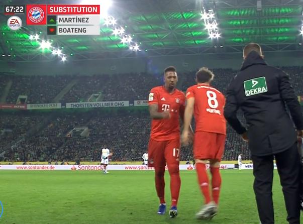 拜仁时隔四年战胜门兴,拜仁0比5惨败门兴阵容