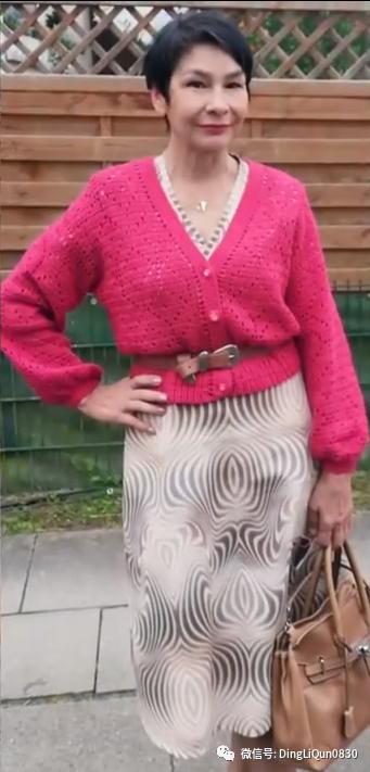 中老年人女冬季针织衫教程,针织中老年女装新款