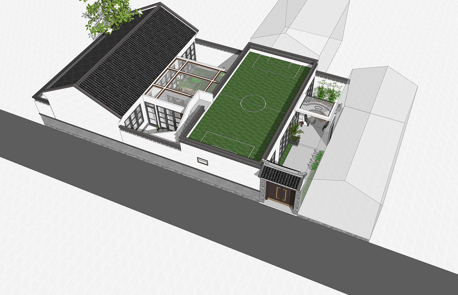 业主给小区建娱乐设施,业主在楼顶建游泳池