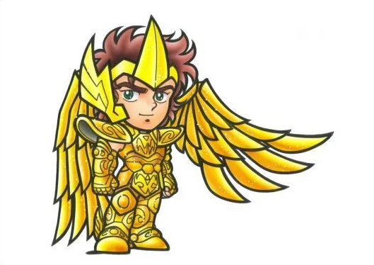 黄金圣斗士卡通图,卡通圣斗士