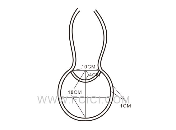 围嘴儿怎么制作,儿童围嘴裁剪方法