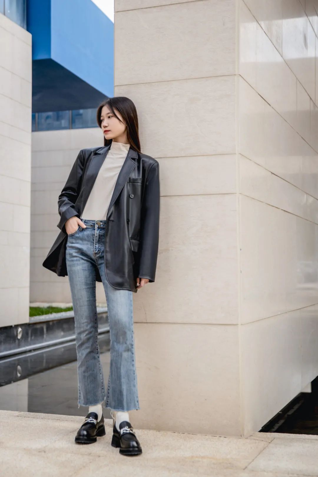 抖音爆火的乐福鞋女款,今年超火高档女鞋乐福鞋