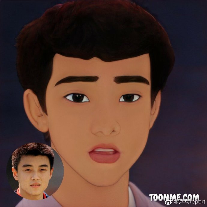 帅爆了！迪士尼版“乒坛王子”网络窜红，国乒队员自评：绝了