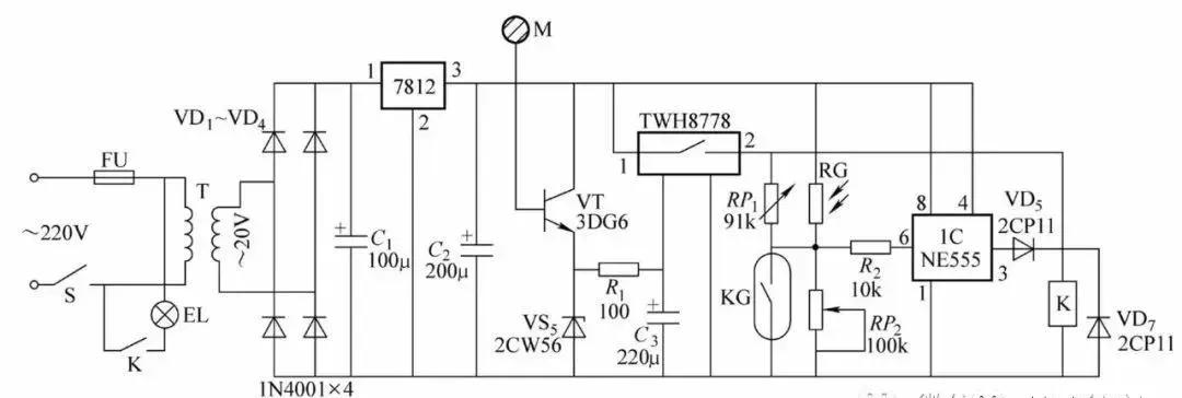 44种电工实用电路图,电工必会的10个电路图