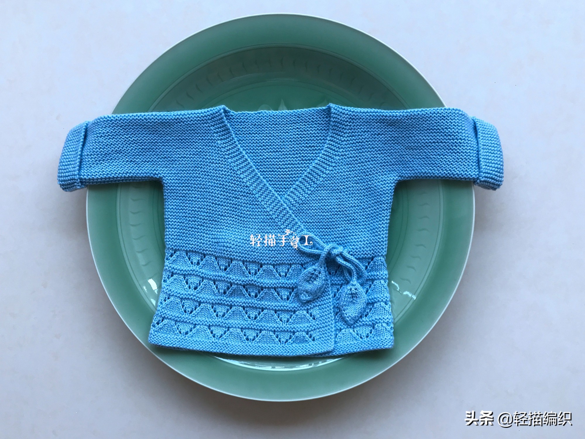 婴儿斜襟开衫针织教程,100种婴儿开衫花样新款