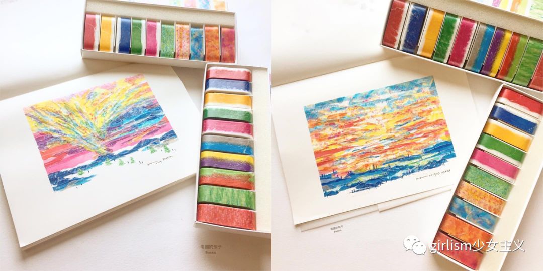 少女色系手帐素材,少女风格简单手帐教程用贴纸