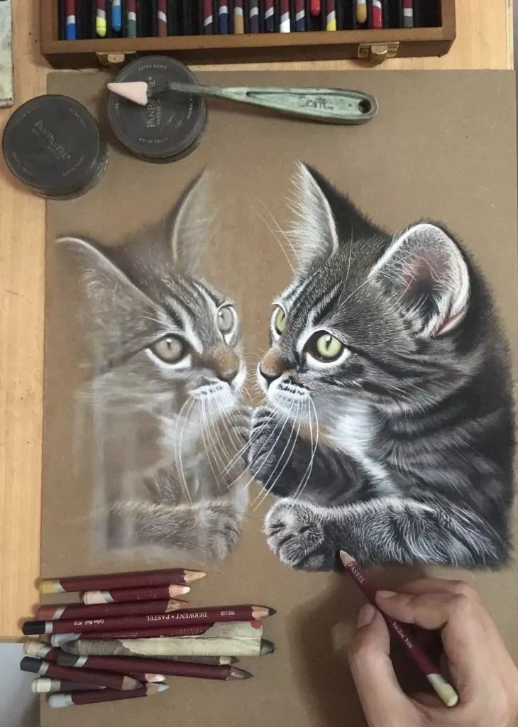 3d立体画写实彩铅,超写实彩铅手绘细腻的让人咋舌