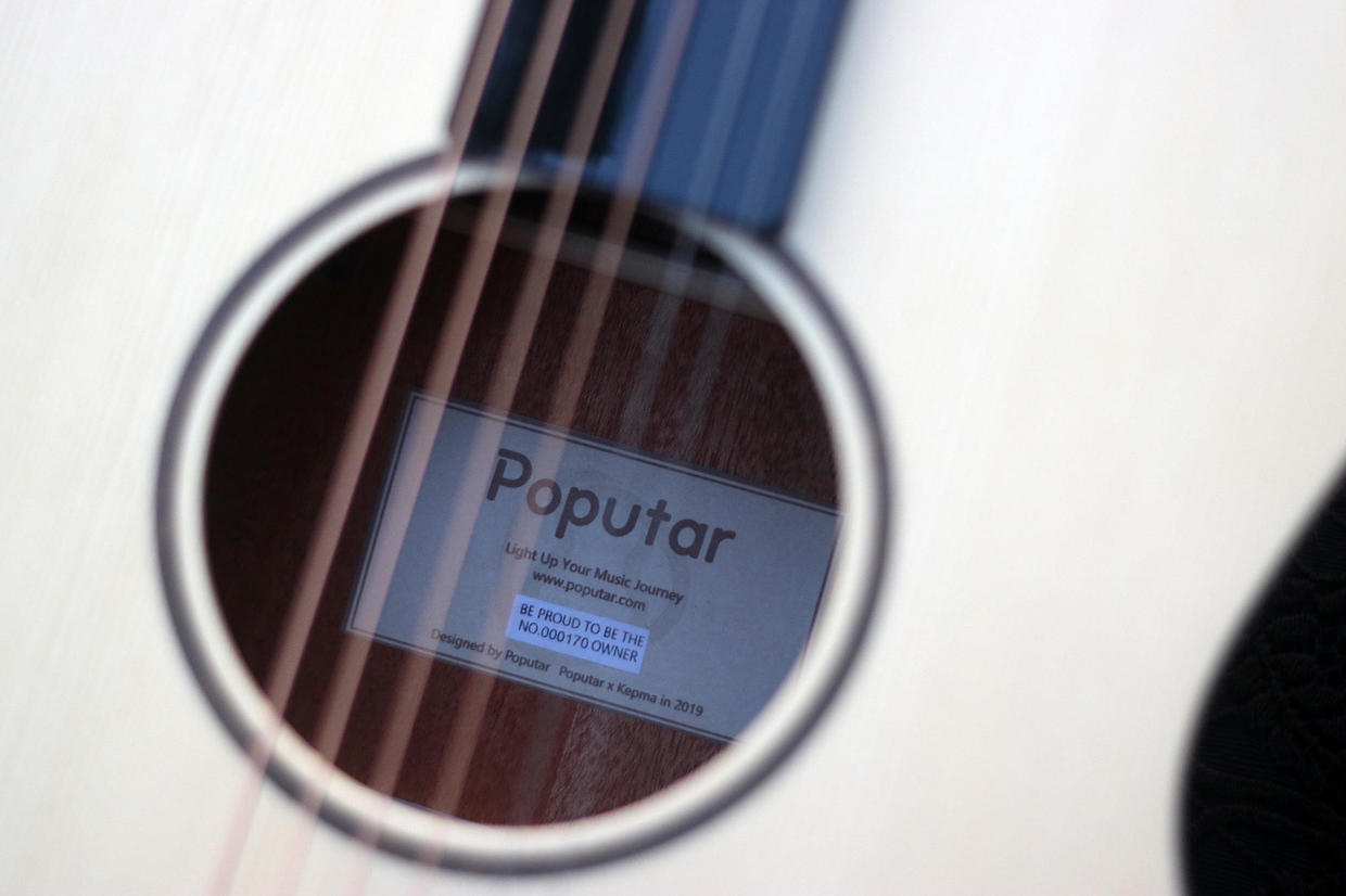 poputar智能吉他p1和卡马联名款,poputar智能吉他卡马联名款