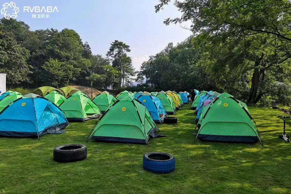 宁波露营基地过夜看日出,宁波晴江岸露营地
