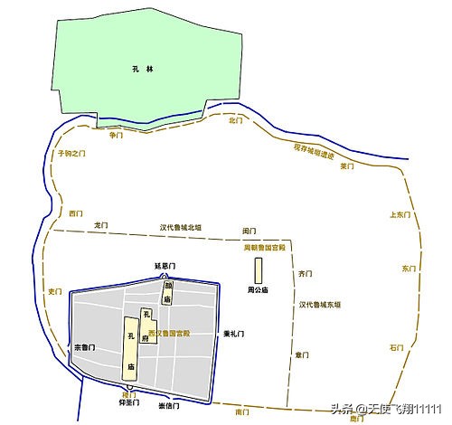 曲阜三孔旅游攻略孔庙孔府孔林,曲阜孔府孔庙孔林风景区