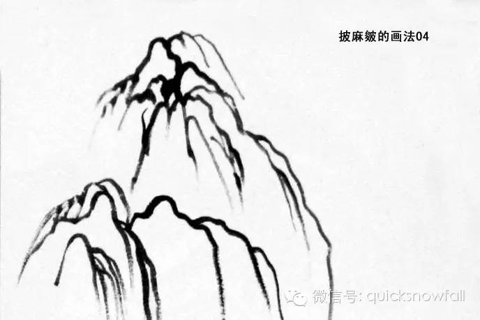 北派山水画山石画法,山水画技法山石的基本画法解析