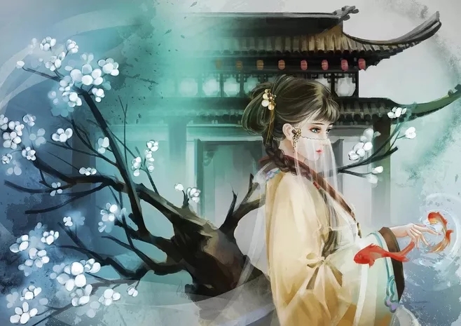 故事：微小说|深宫月残，情恨辗转，如花美眷空余一地阑珊