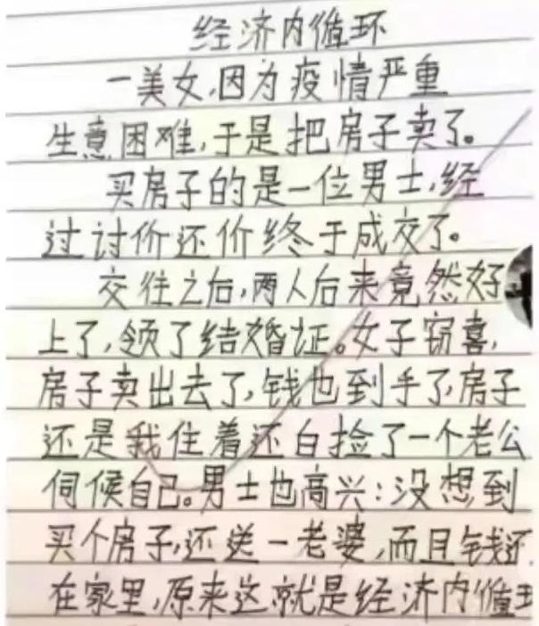小学生奇思妙想作文200字,小学生作文拿满分老师看完都哭了