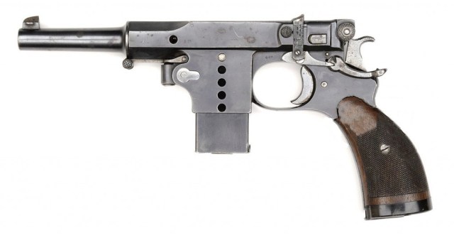 伯格曼3a手枪,伯格曼1型自动手枪