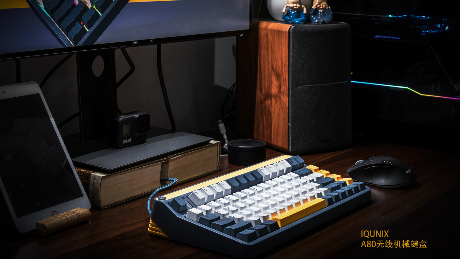 iqunixa80机械键盘拆解测评,iqa80键盘