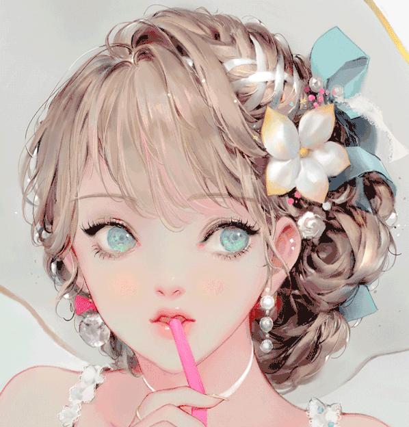 浓重的日式古风插画可爱又迷人,超有故事感的古风中国风插画