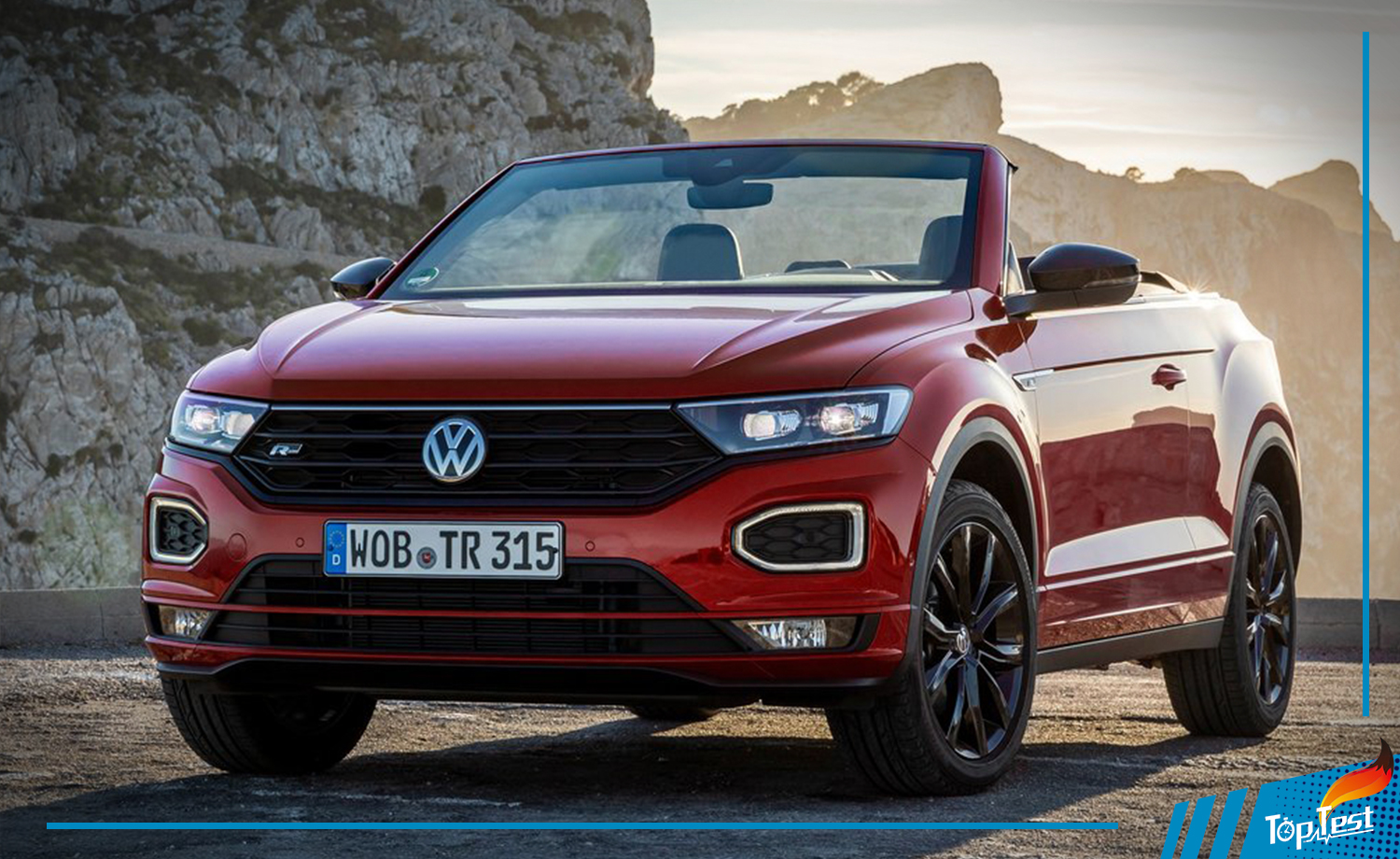 大众t-roc敞篷版,敞篷版大众t-roc这也太浪漫了吧