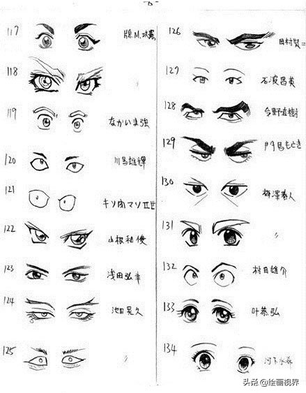 眼睛怎么画新手手绘小学生,二次元眼睛画法马克笔手绘