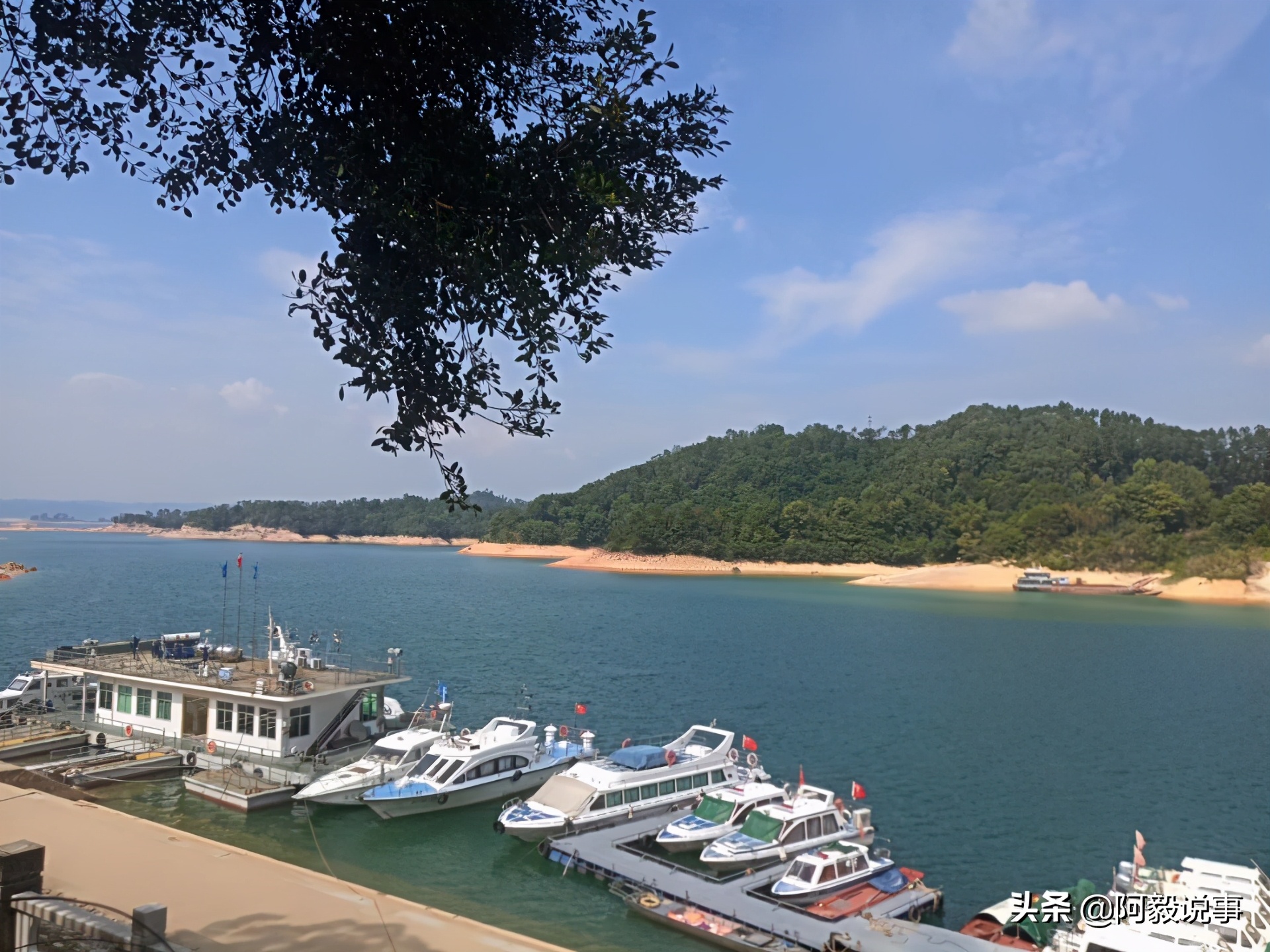 蓝天白云湖水森林,推荐一个好地方河源万绿湖